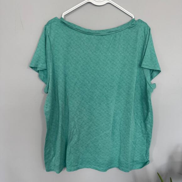 LOT of 2 Croft & Barrow Intimates Sleepwear Tops Short Sleeves Plus Size XXL - Picture 10 of 10